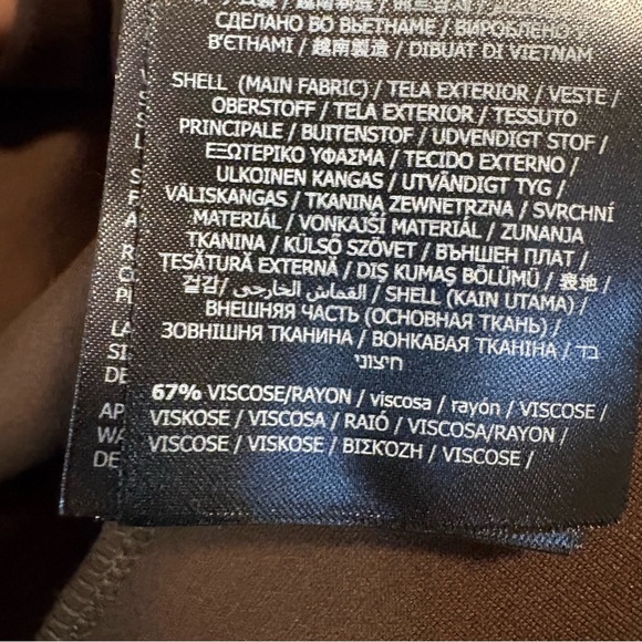 GUESS - LOS ANGELES - MATED SOLID FULL ZIP JACKET - GROUND COFFEE WOMEN’S XS NWT - Picture 9 of 10